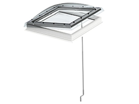 VELUX kupola s ručnim otvaranjem za ravni krov